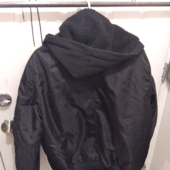 Men's dark black by projek raw jacket - Picture 2 of 3